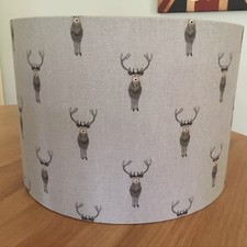 Stags Lamp Shade with Sophie