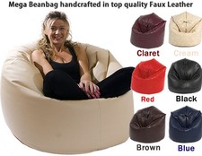 BROWN MEGA SIZE FILLED BEANBAG