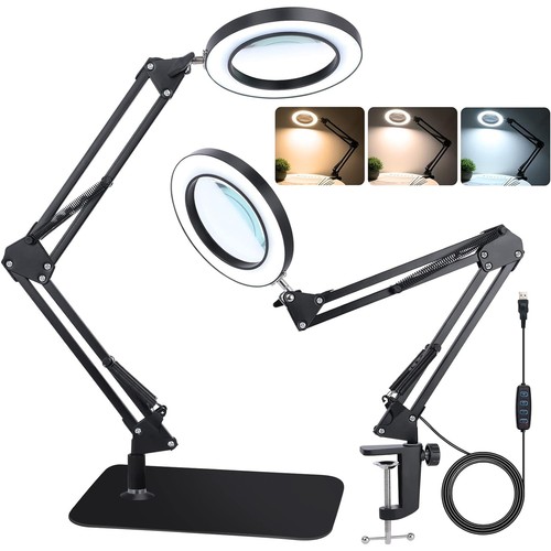 Magnifying glass with light - 8x,