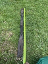 Brown Plaited Leather Horse Girth 45” 115xm Vintage, Sound Stitching