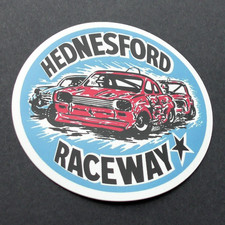 Hednesford Raceway Sticker 1970's Hot Rod Stock Car Banger Racing *New*