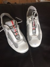 Prada Americas Cup Biker White shoes  Women’s / men’s trainers Sneakers size 6
