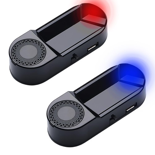 2pcs solar car alarm - car, flashing