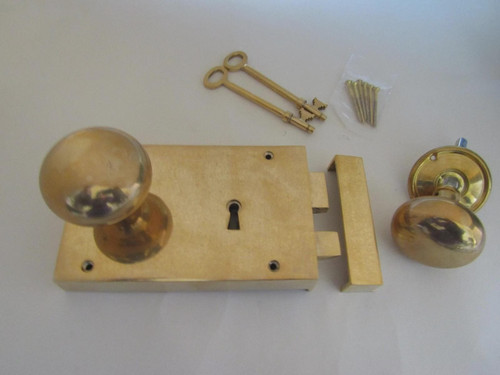 Colonial rustic solid - rustic, brass
