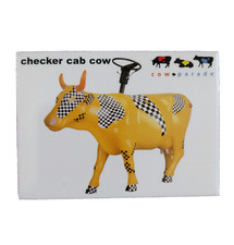 Checker Cab Cow Parade Magnet
