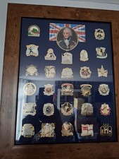 Framed Lord Nelson Enamel Pin
