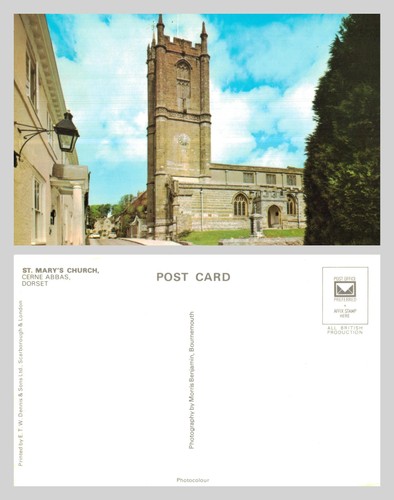 Postcard mary s church - -, st.