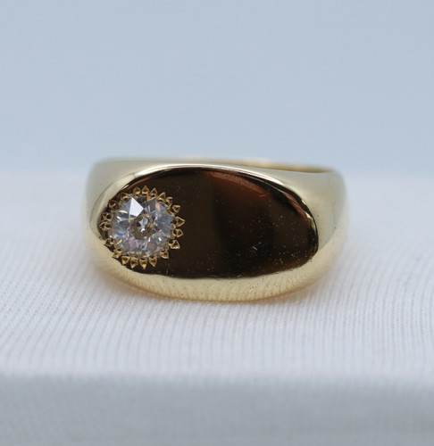 18ct yellow gold - yellow, g/h