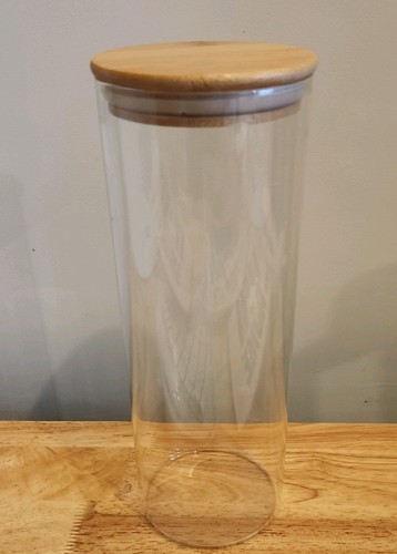 Glass pasta storage jar - pasta,