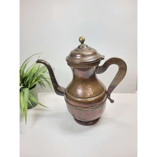 Vintage copper pot - vintage, coffee