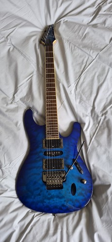 Ibanez s670qm saphire blue - s670qm,