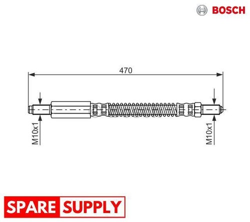 Brake hose for land rover - brake,