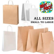 PAPER BAGS WITH HANDLES KRAFT