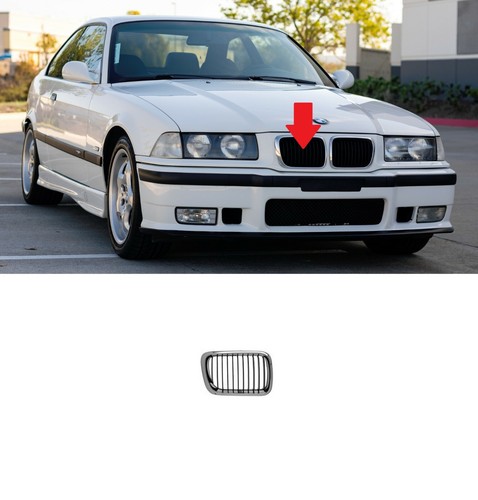 New front bumper center kidney - center,