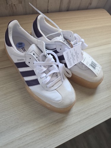 Adidas samba white black - white,