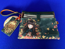 Brand New With Tag Santoro Gorjuss Autumn Leaves Double Pouch Accessory Case