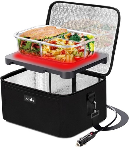 Heated lunch box food - lunch,