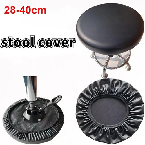 Leather round chair seat - pu,