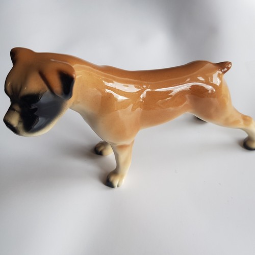 Dog figurine english boxer - english,