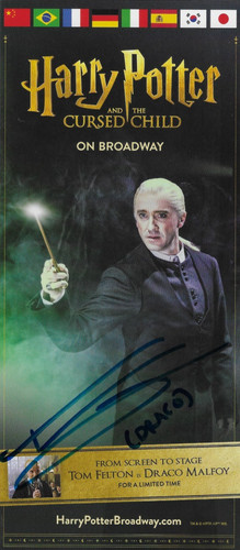 Tom felton signed harry potter - signed,