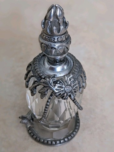 Vintage glass pewter - &,