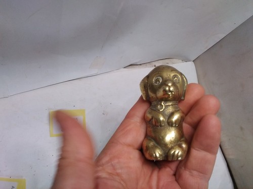Solid brass puppy - solid,