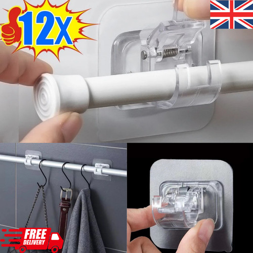 Self adhesive curtain - adhesive, rod