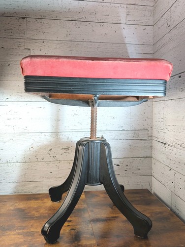 Antique piano organ stool - antique,