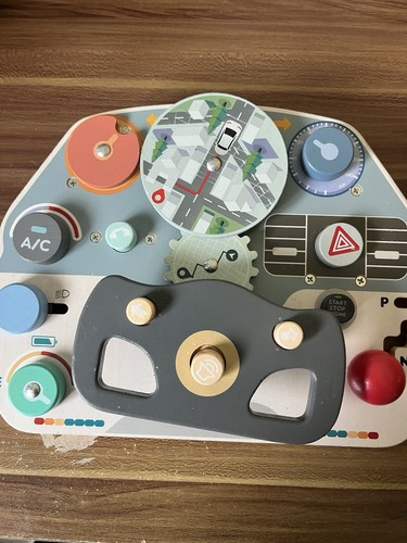 Wooden car themed busy - wooden,