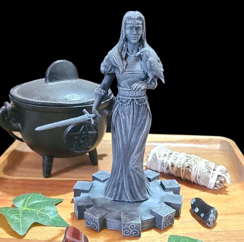 Morrigan goddess figurine - goddess,