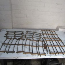 Gauge 3 Track 2 1/2 Inch Live Steam Track Straight & Curve track x 16 sections