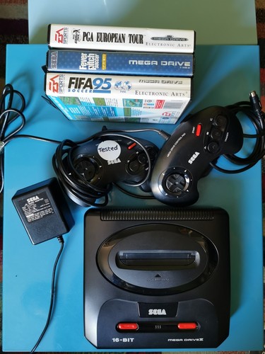 Sega mega drive console 2 - sega, +