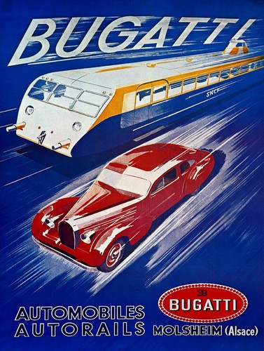 Bugatti retro replica vintage - retro,