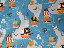 Pirates fabric UK fat quarter