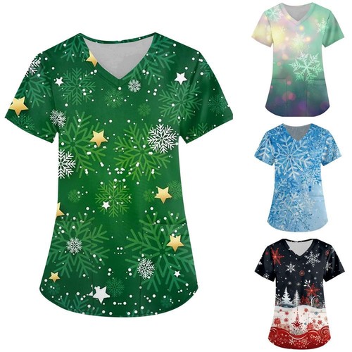 Christmas nursing uniform - christmas,