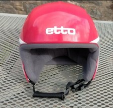 Etto Girls & Ladies Unisex Red Ski Snowboard Helmet 
