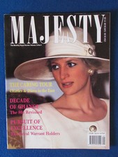 Majesty Magazine - January 1990 - Vol 10 - No 9 - Royalty - Princess Diana Cover