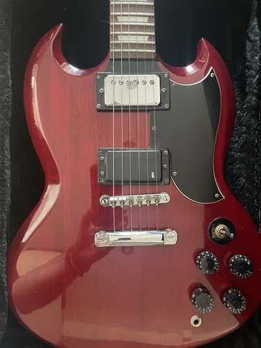 1996 epiphone 400 cherry - epiphone,