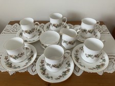 ROYAL STANDARD LYNDALE BONE CHINA COFFEE SET FOR SIX VGC