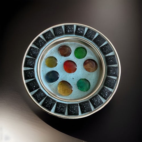 Vintage retro coloured - coloured, glass