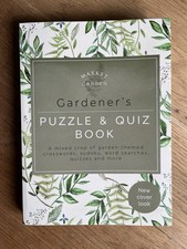 GARDENER’S PUZZLE & QUIZ BOOK. MARKS & SPENCER. PAPERBACK.