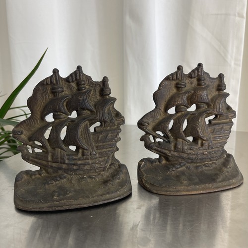 Antique cast iron door stops - antique,