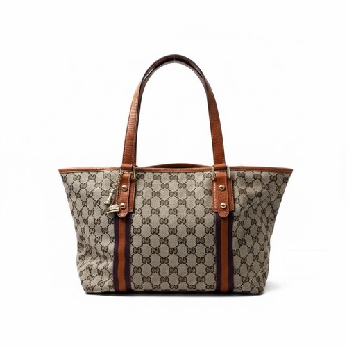 Gucci canvas jolicoeur tote - gucci,