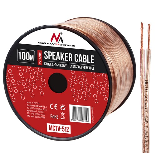 100m speaker audio cable - speaker,