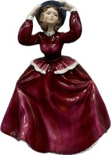 Coleport MADE IN ENGLAND Julie Figure Figurine Ladies Of Fashion 31 Red Dress