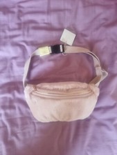New Look Nude Fur Bum Bag