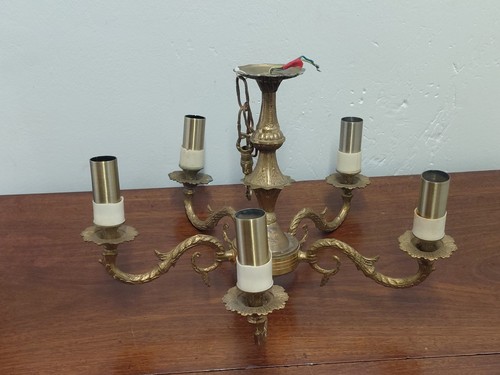 Vintage heavy brass arm - brass, 5