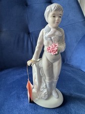 Vintage Porcelain Figurine Boy