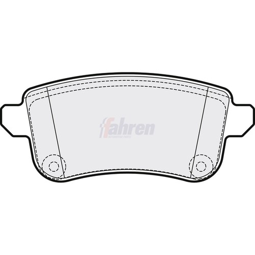 Brake pads set for renault - pads,