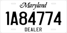 Maryland Dealer Novelty Custom